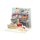 Christmas Pop Up Greeting Card - Small, , zoo