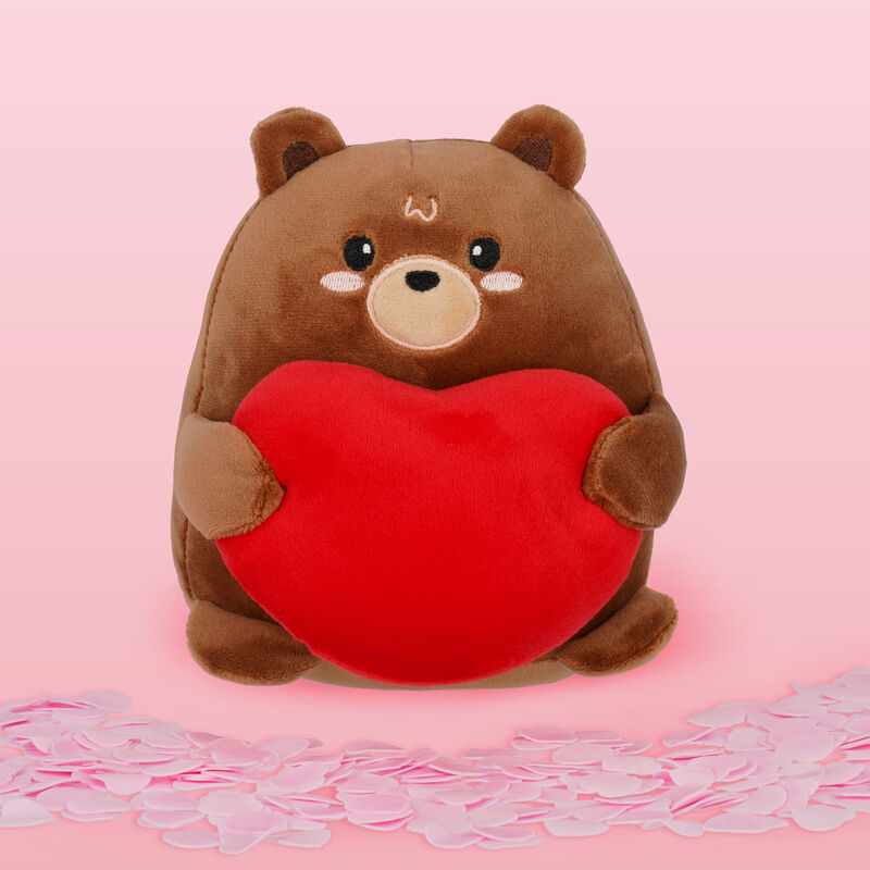 Plush Teddy Bear with Heart - Super Cute 