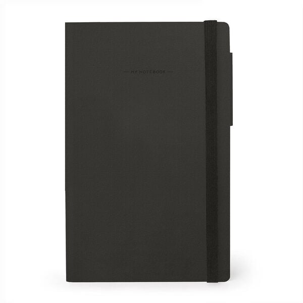 Notebook with Blank Pages and Monochrome Soft Cover - Black Suit - My Notebook