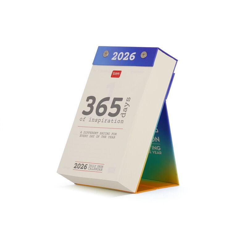 Calendario Diario de Mesa - 2026 - Edición Inglesa Calendario Diario de Mesa - 2026 - Edición Inglesa