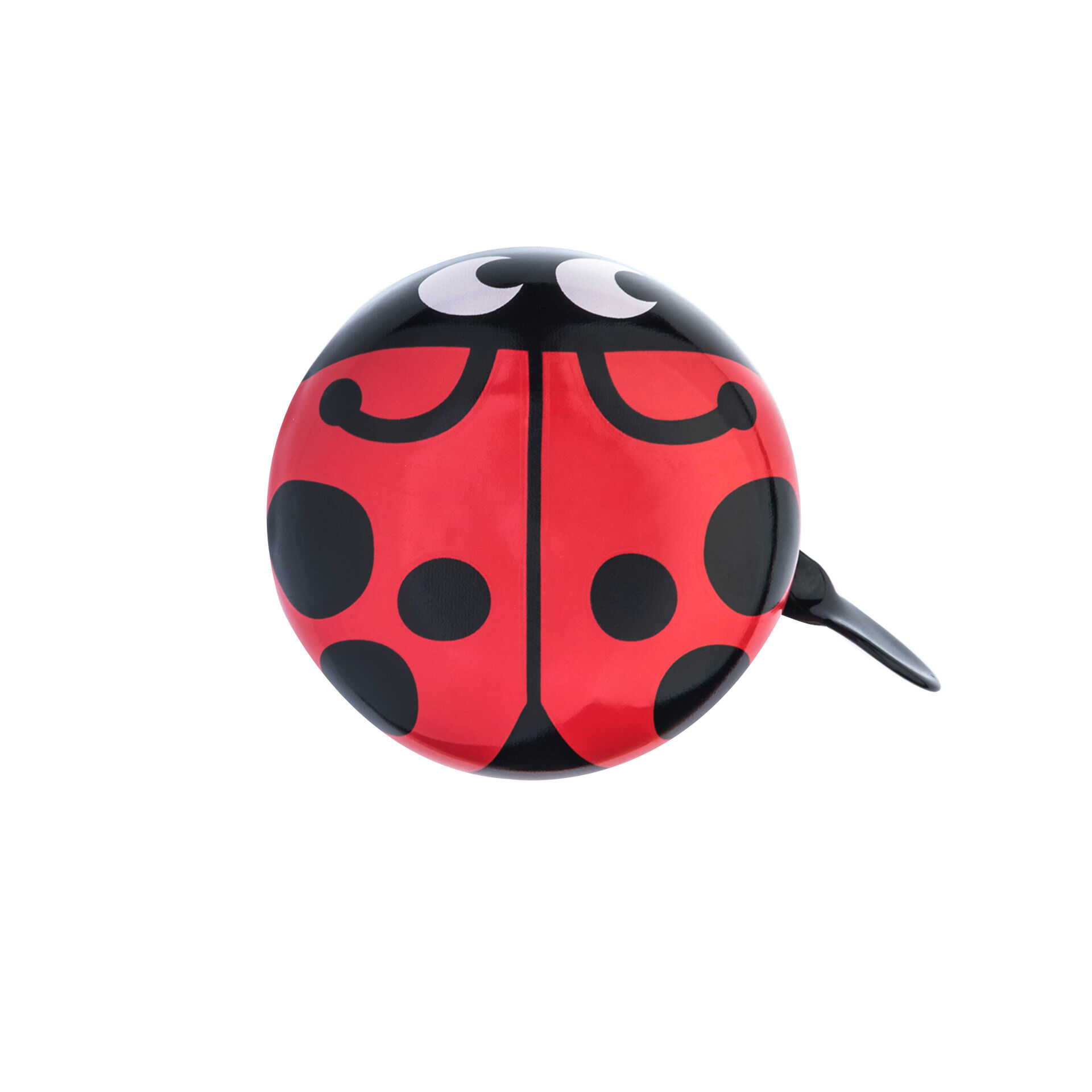 Tree-on-Life Kawaii Cute Animal Ladybug Shape Bike Campanello per Bicicletta Bello Anello per Manubrio Bici Impermeabile Campanello da Ciclismo Accessori per Biciclette Nero Rosso 