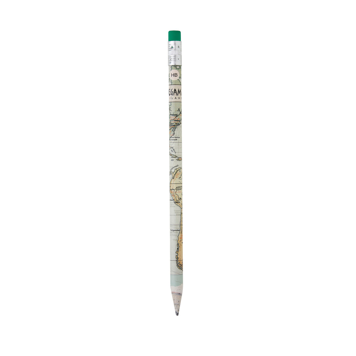 Crayon Recyclé Legami - Ancien Journal - Mine HB - Gomme Incluse - Écologique Pour École Et Bureau