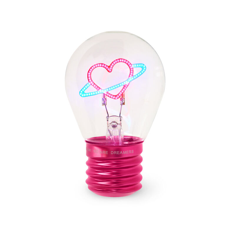 Decorative Lightbulb-Shaped Table Lamp - Heart - Bulb Fiction Decorative Lightbulb-Shaped Table Lamp - Heart - Bulb Fiction