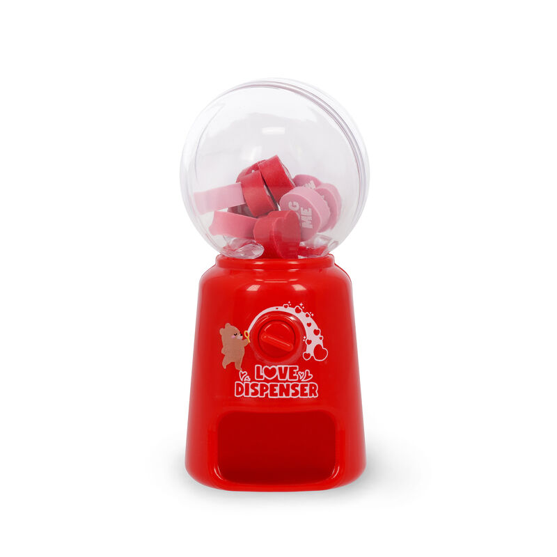 Mini Distributore Gomme per Cancellare - Love Dispenser, , zoo