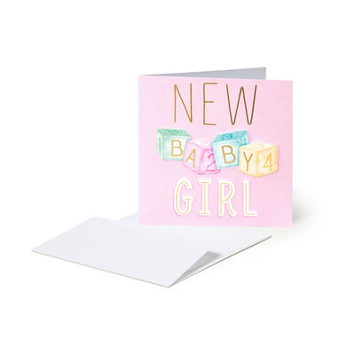 Greeting Card - New Baby Born - Small