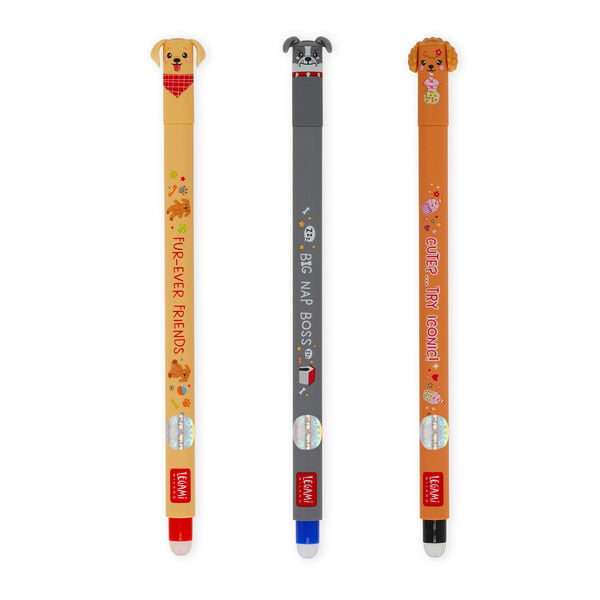 Set di 3 Penne Cancellabili - Erasable Pen - Fur-ever Friends Set di 3 Penne Cancellabili - Erasable Pen - Fur-ever Friends