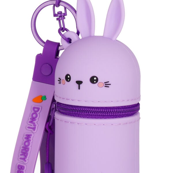 Bunny Coin Purse with Key Ring - Mini Kawaii