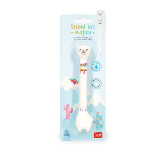 Stylo à Bille Llama avec Base - Stand-Ink Ovation