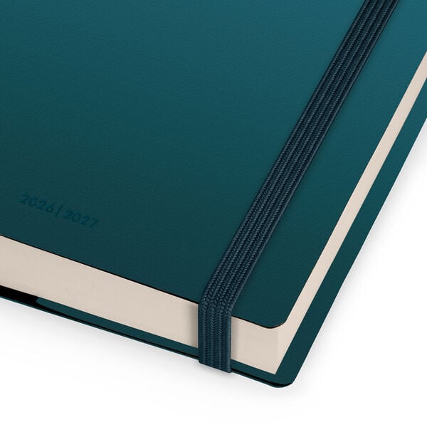 Agenda Diaria 2026/2027 16 Meses - Deep Teal - Medium
