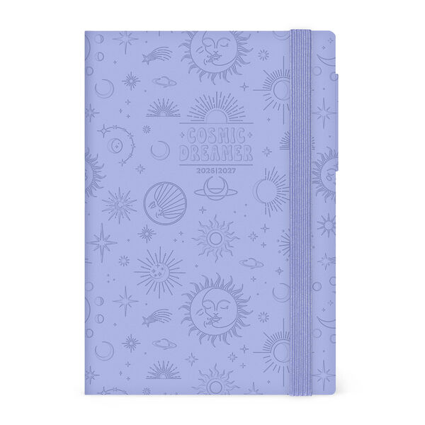Agenda Semanal 2026/2027 16 Meses - Cosmic Lilac - Medium