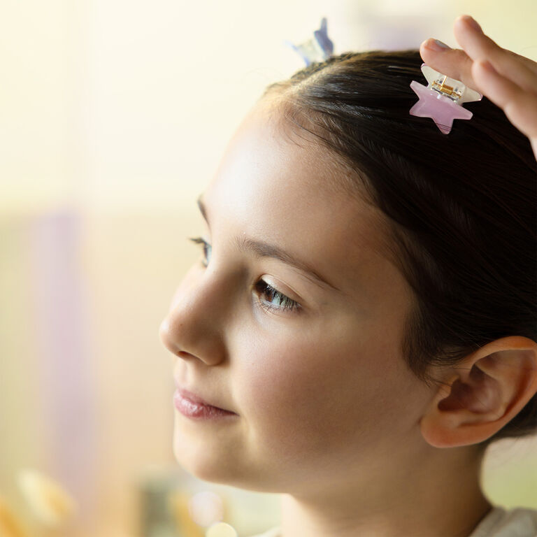 Set aus 4 Mini-Haarclips Unicorn - Clip me up!