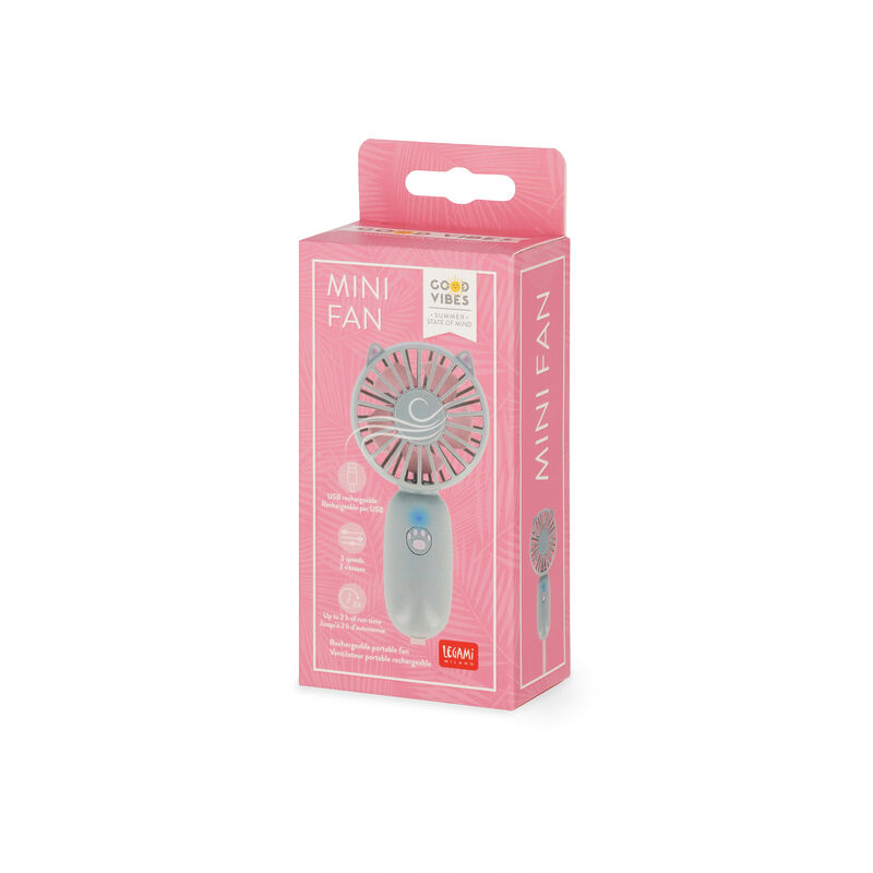 Ventilatore Portatile Ricaricabile - Mini Fan, , zoo