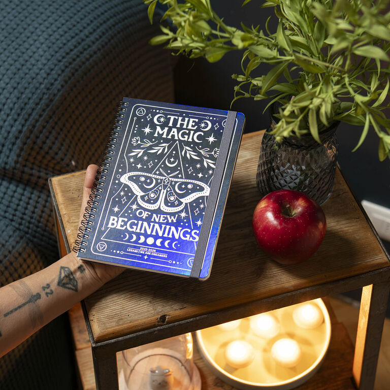 Terminplaner für 12 Monate - Wochenübersicht - Large - Spiralbindung - 2026