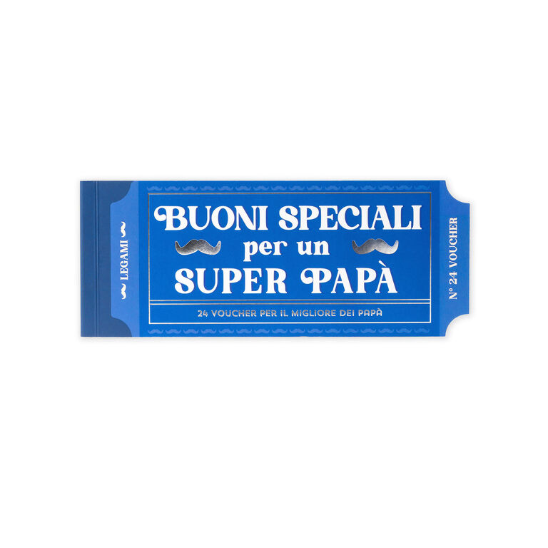 Book of 24 Vouchers for Dad - Italian - Gift Vouchers