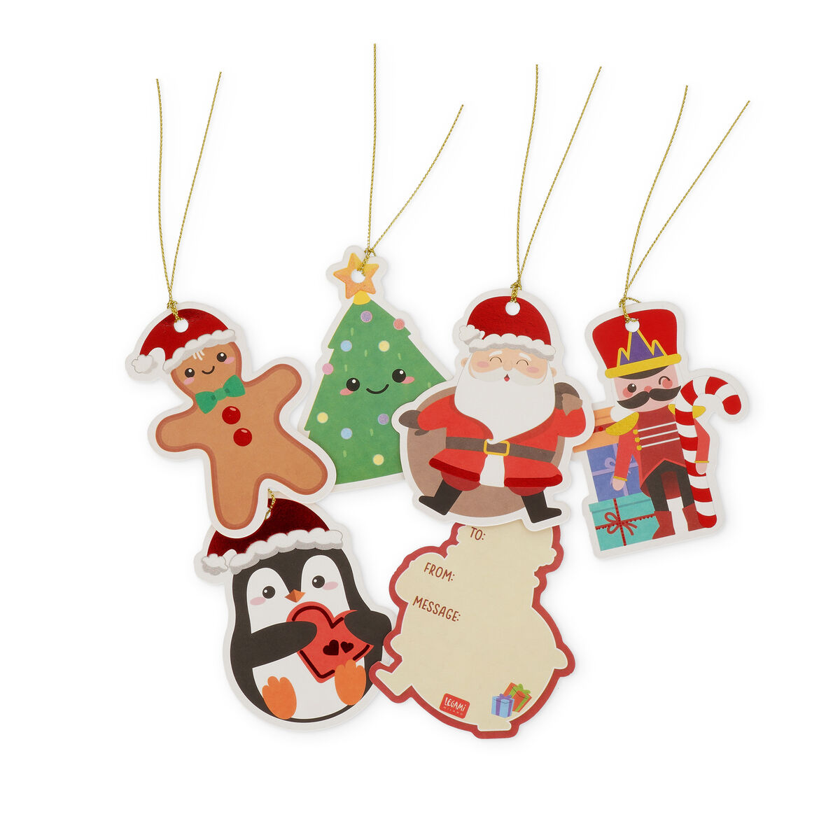 200 Étiquettes Cadeaux Noël Maxtachi - 10 Styles + 100 Cordes - Déco Sapin & Emballage Cadeaux Festifs