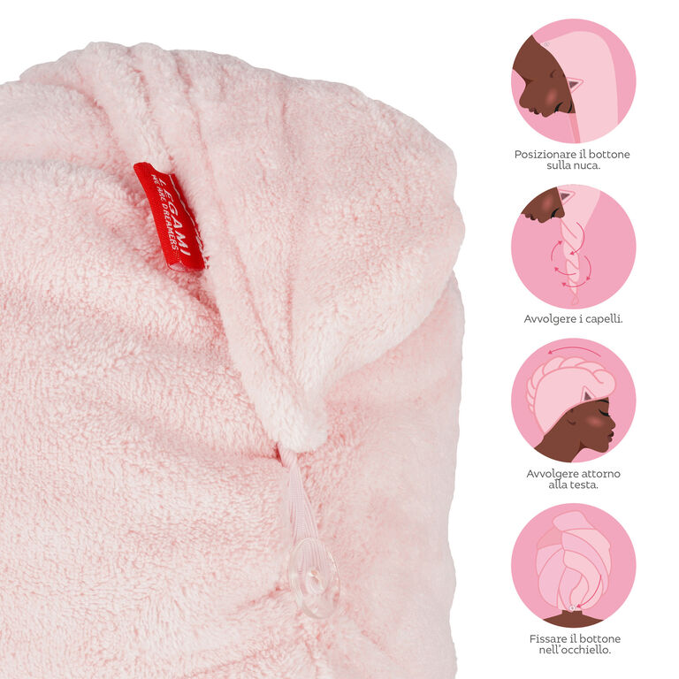 Asciugamano per Capelli a Turbante Kitty - Love My Hair