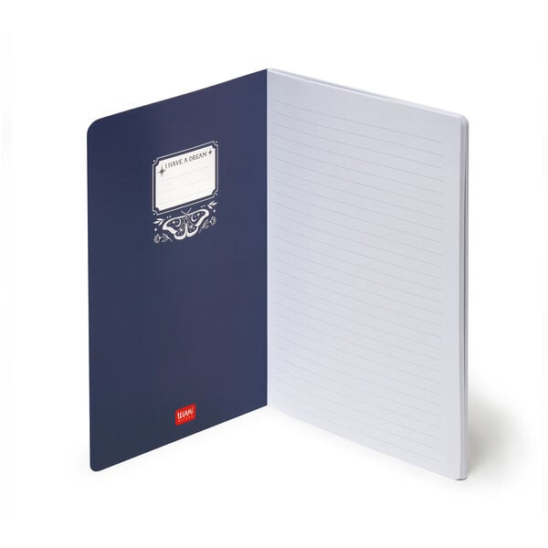 B5 Lined Notebook with Illustrated Hard Cover - Moth B5 Lined Notebook with Illustrated Hard Cover - Moth