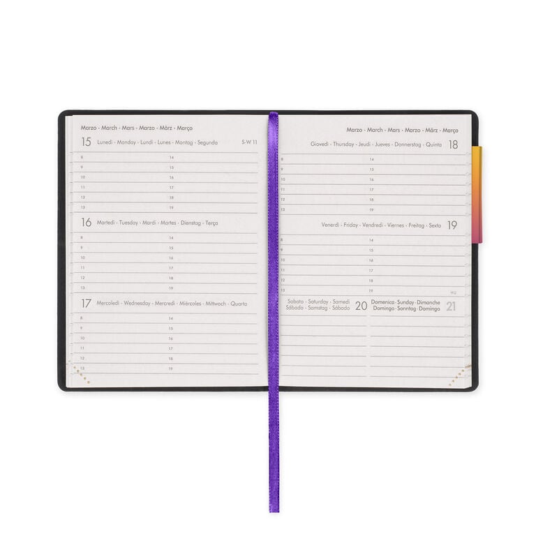 12-Month Mini Weekly Diary 2027 - Sunset Vibes