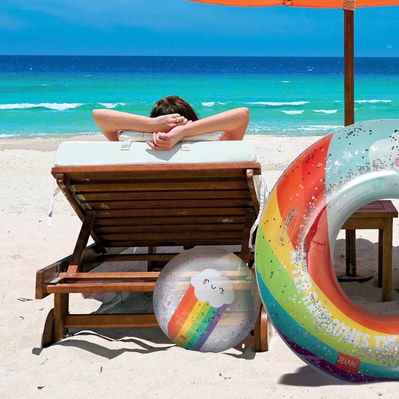 Grand ballon de plage gonflable avec LED, Étanchéité, Couleurs, Cadeau  enfant