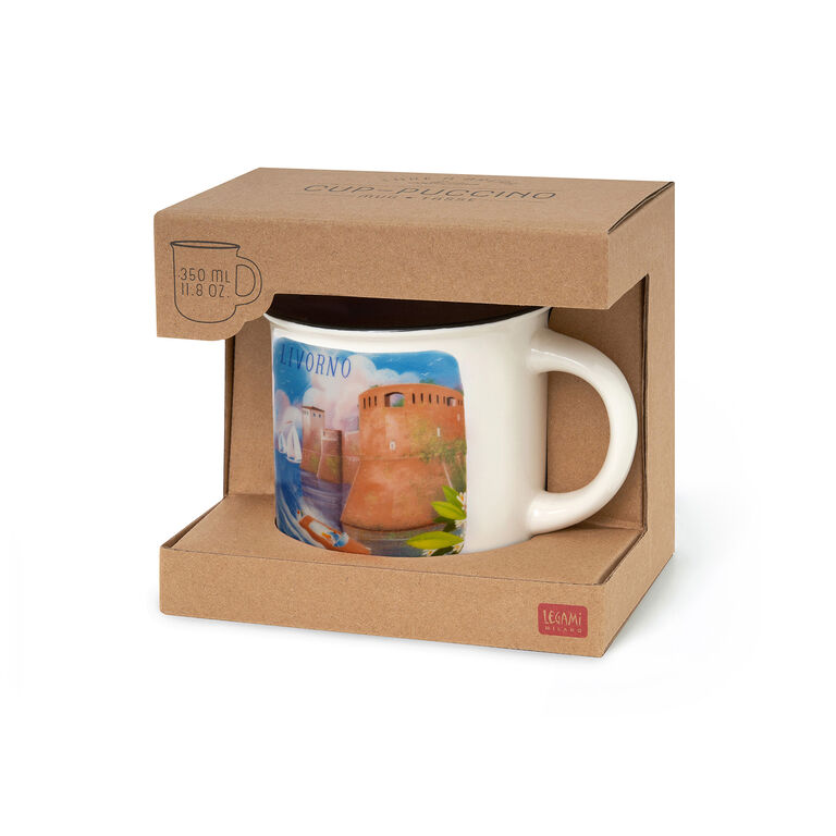Porcelain Mug - Livorno - Cup-Puccino Porcelain Mug - Livorno - Cup-Puccino