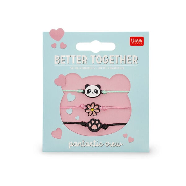 Set of 3 Bracelets - Panda Set of 3 Bracelets - Panda