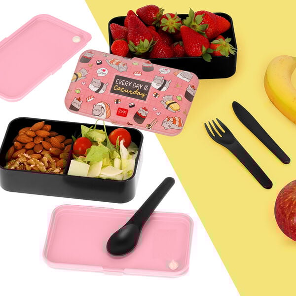 1200 ml Lunch Box - Sushi Cat - Lunch Box