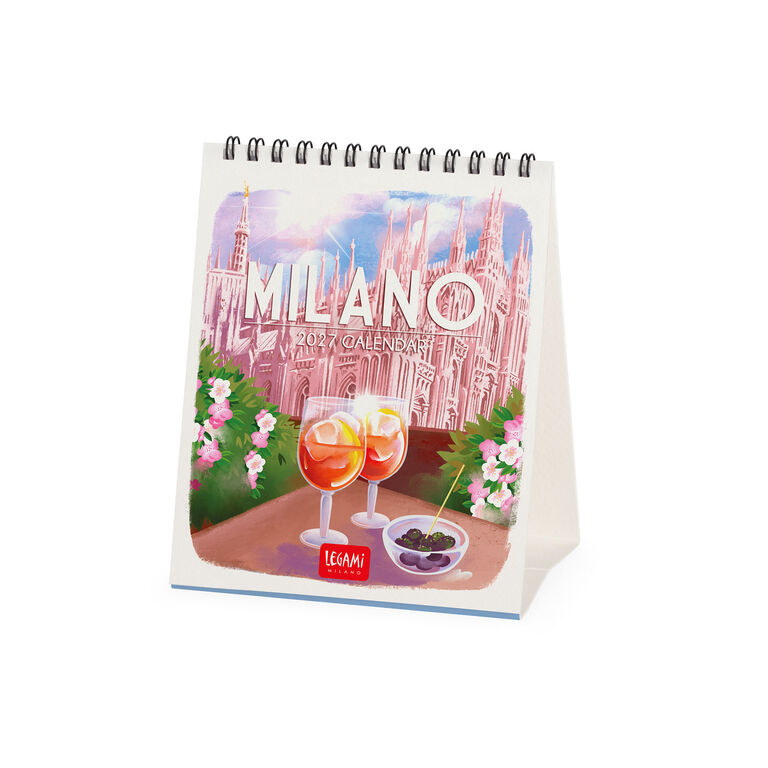 Calendario da Tavolo 2027 - 12 x 14,5 cm - Milano Calendario da Tavolo 2027 - 12 x 14,5 cm - Milano