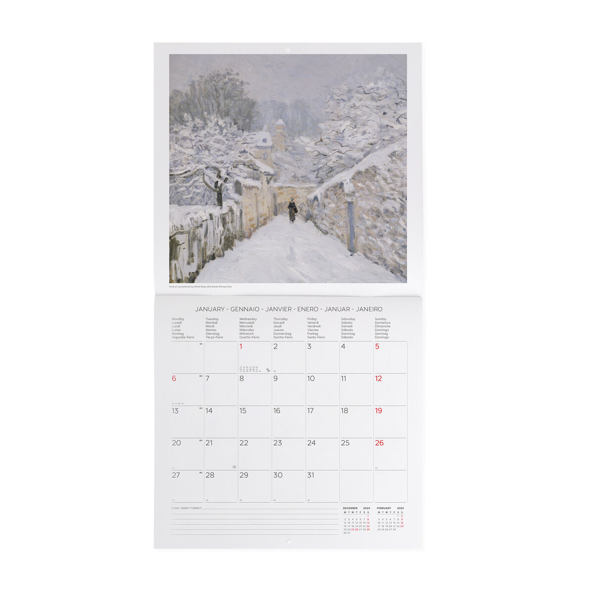 Legami Calendario Da Parete 2025 - 30 X 29 Cm In Linea | Neonati