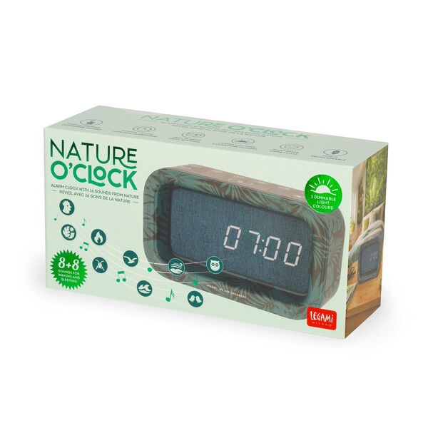Sounds-of-nature alarm clock