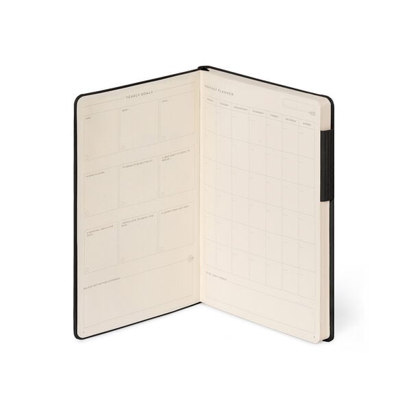 Notebook with Blank Pages and Monochrome Soft Cover - Black Suit - My Notebook