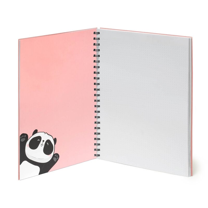 LEGAMI Trio 3 in 1 Notebook Panda – A4 with spiral binding