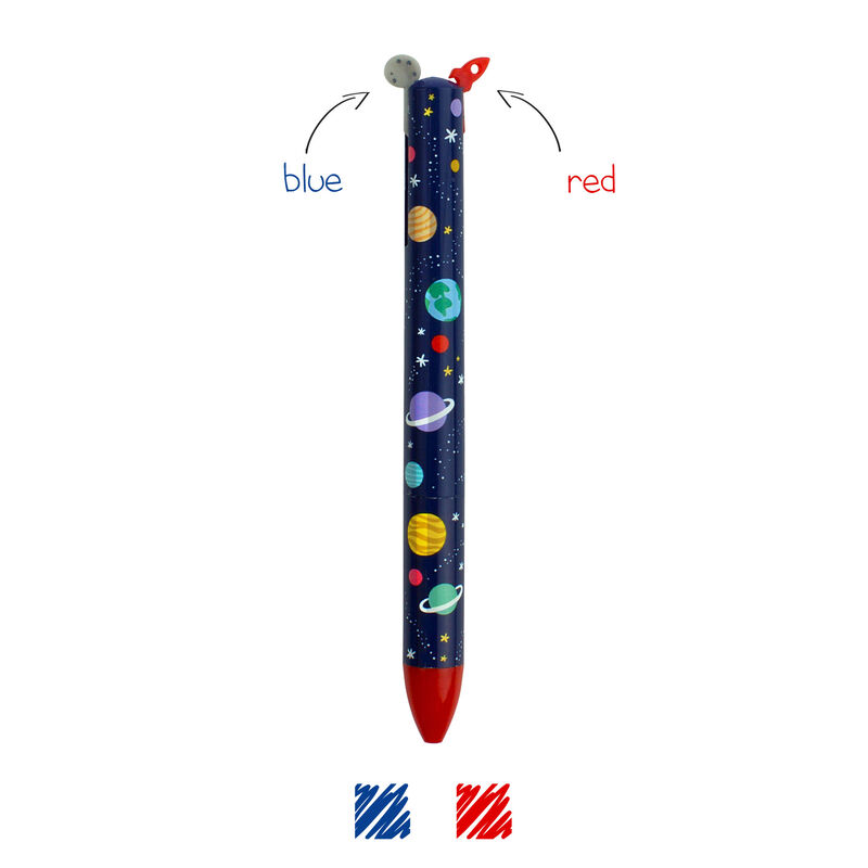 Bolígrafo de dos Colores - Click&Clack SPACE