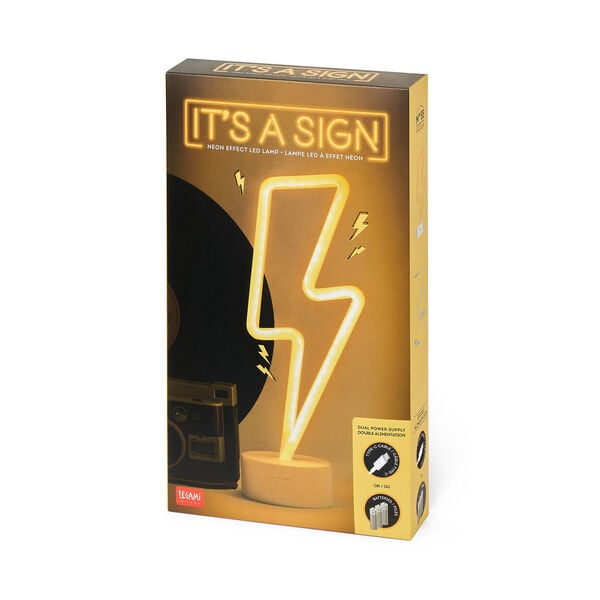Neon-Effect LED Lamp - Flash - It's a Sign Neon-Effect LED Lamp - Flash - It's a Sign