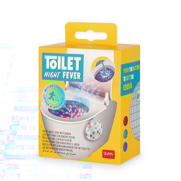 Luce Notturna con Sensore per Wc - Toilet Night Fever Luce Notturna con Sensore per Wc - Toilet Night Fever
