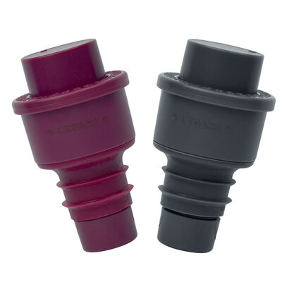 Wine Vacuum Stoppers - Set Of Two Wine Stoppers