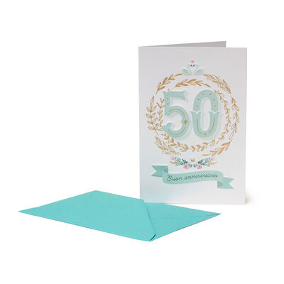 Greeting Card - Anniversary - 50 Anni Insieme