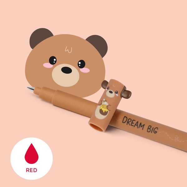Dream Big Teddy Bear Erasable Gel Pen - Erasable Pen