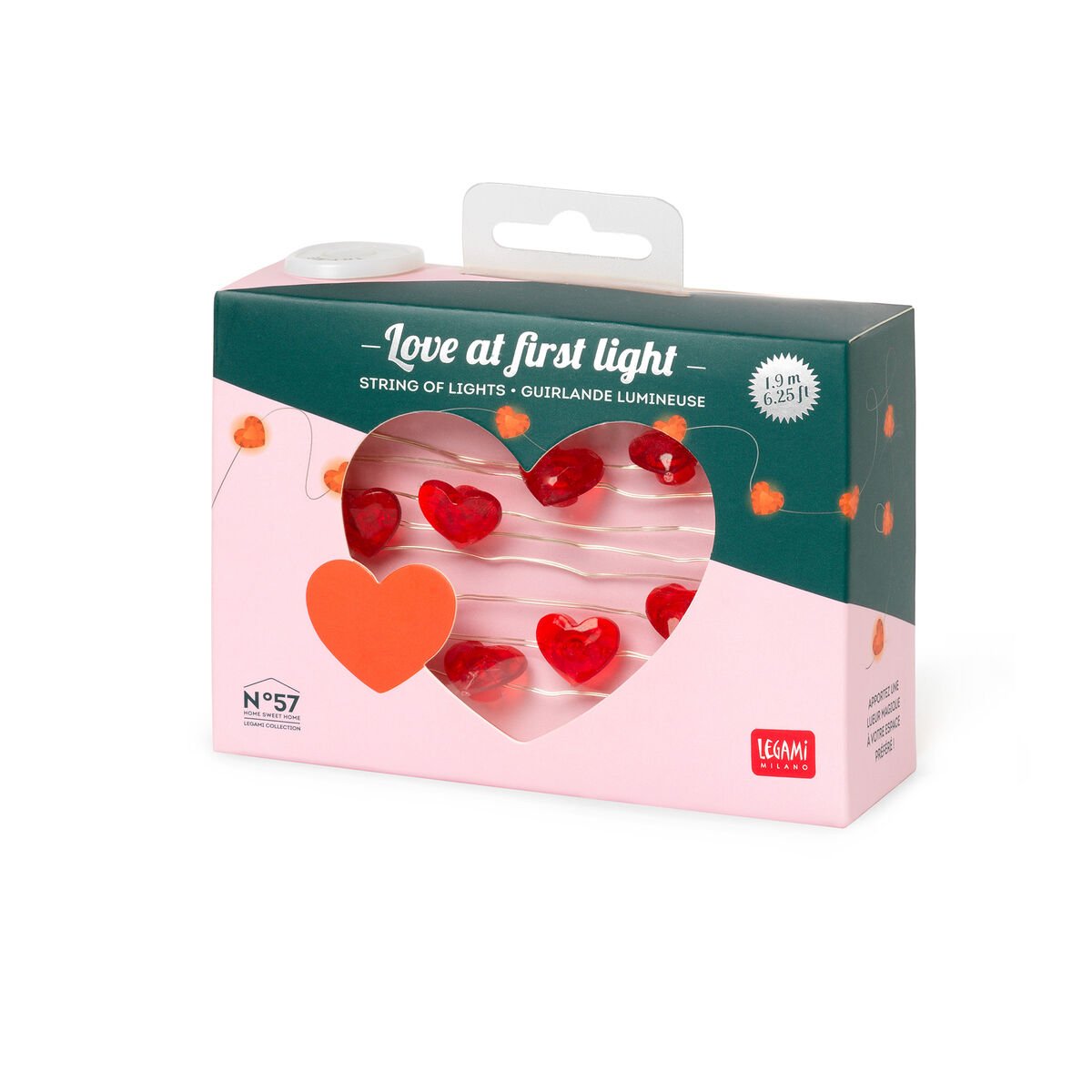 String of Heart-Shaped Led Lights, , zoo