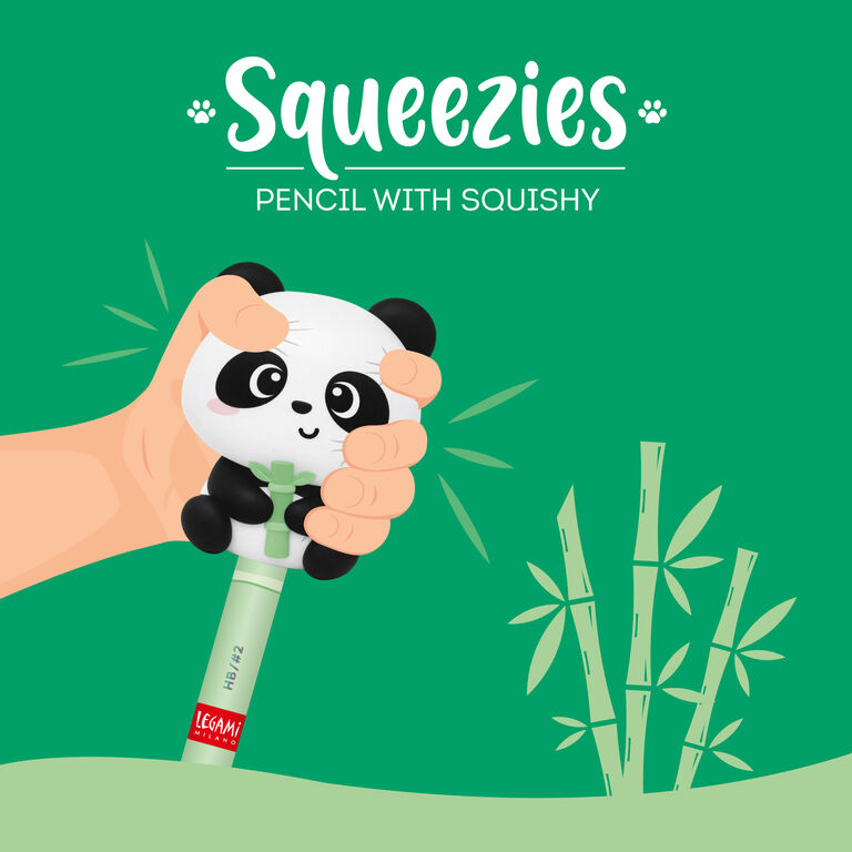 Pencil with Squishy Panda "Hug me" - Squeezies Pencil with Squishy Panda "Hug me" - Squeezies