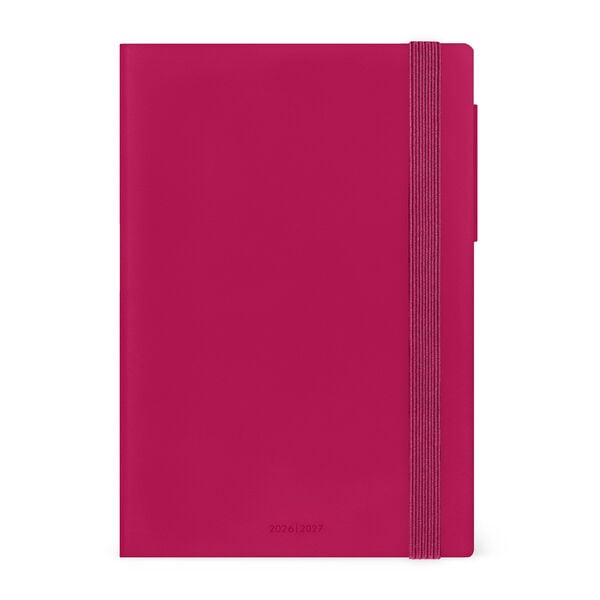 Agenda Diaria 2026/2027 16 Meses - Raspberry Jam - Medium