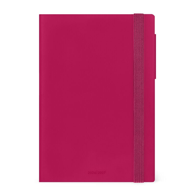 16-Month Medium Daily Diary for 2026/2027 - Raspberry Jam