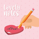 Klebezettel-Notizblock - Lovely Notes, , zoo