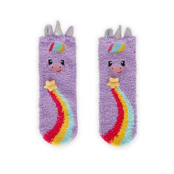 Non-Slip Unicorn Socks for Kids - It's a Match!