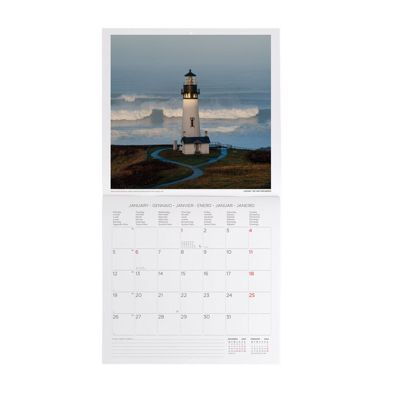 2026 Wall Calendar - 30 x 29 cm