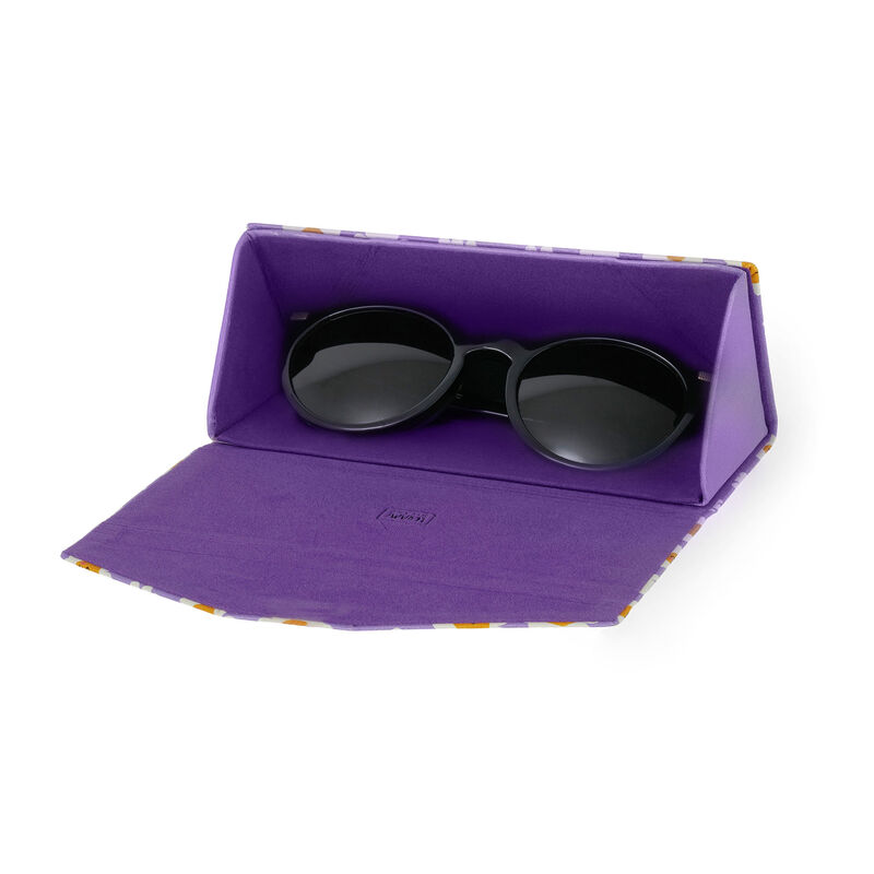 Weiches Brillenetui - Checkmate Purple