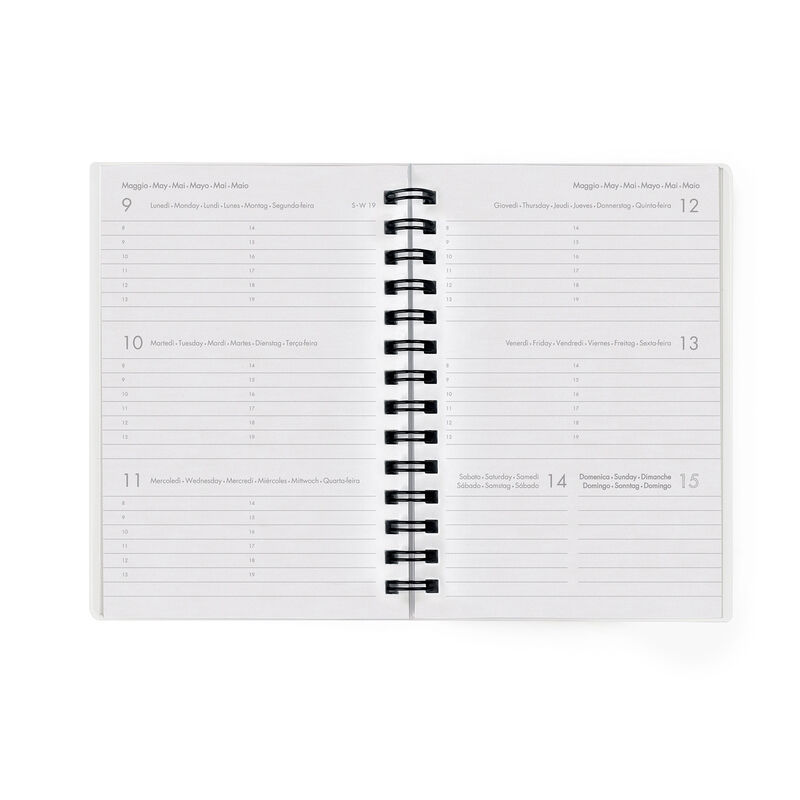 12-Month Weekly Diary - Small - Spiral Bound - 2022, , zoo