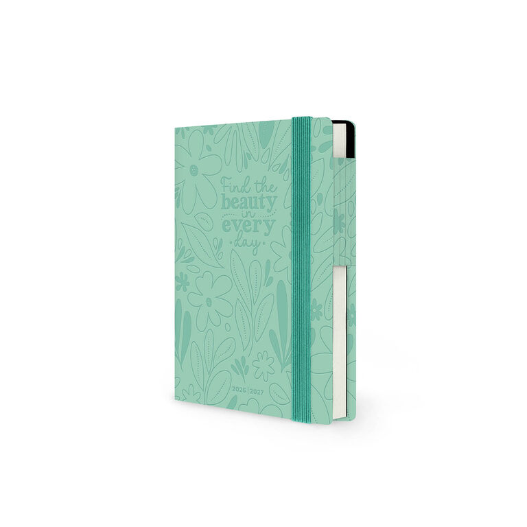 16-Month Small Weekly Diary for 2026/2027 - Botanic Garden - With Notebook