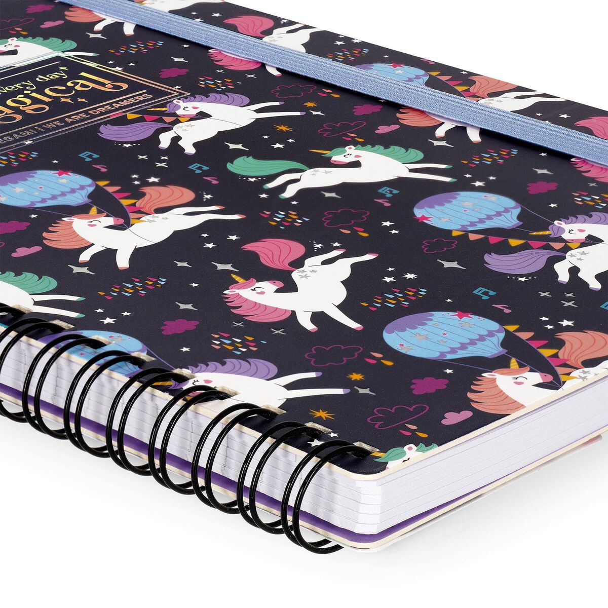 Lined Spiral Notebook - A5 Sheet - Large UNICORN | Legami.com