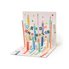 Pop Up Greeting Card - Large, , zoo