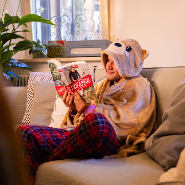 Teddy Bear Hooded Blanket - Cosy Hugs